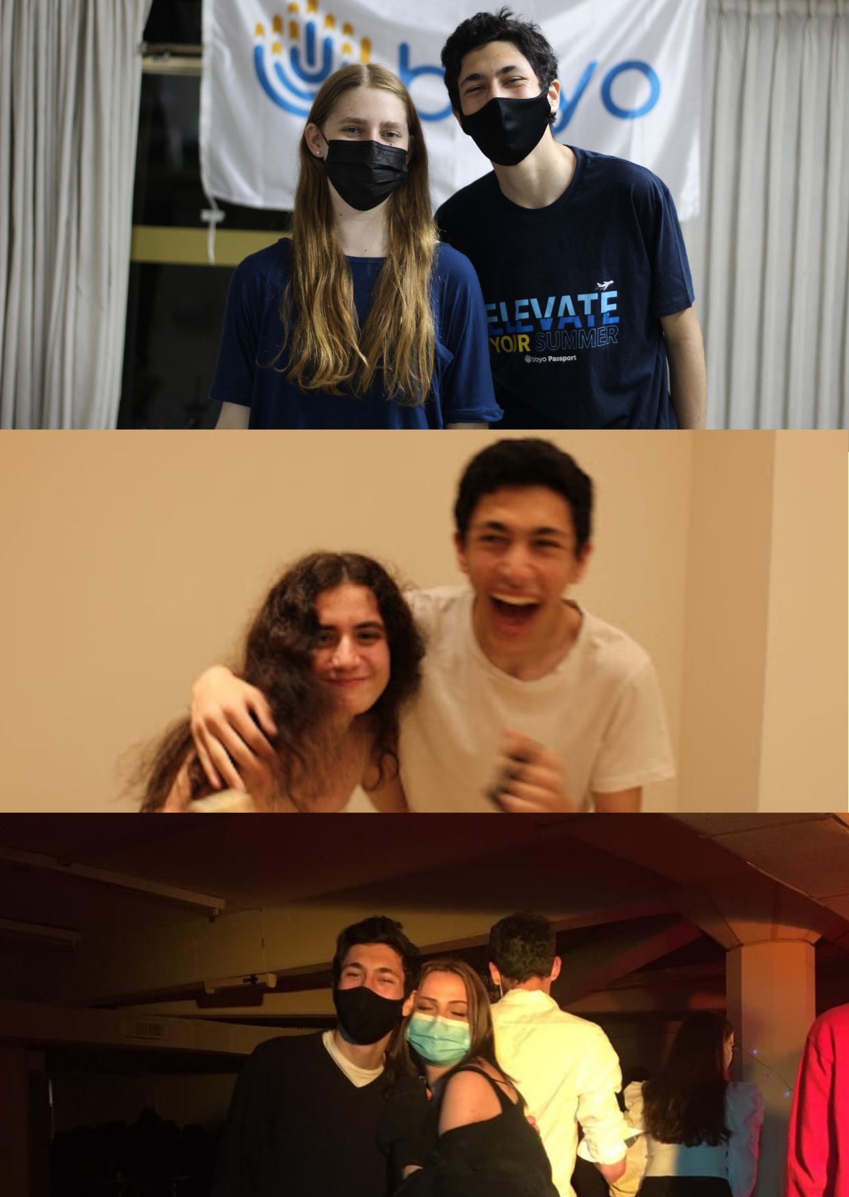 Group of people celebrating on stage