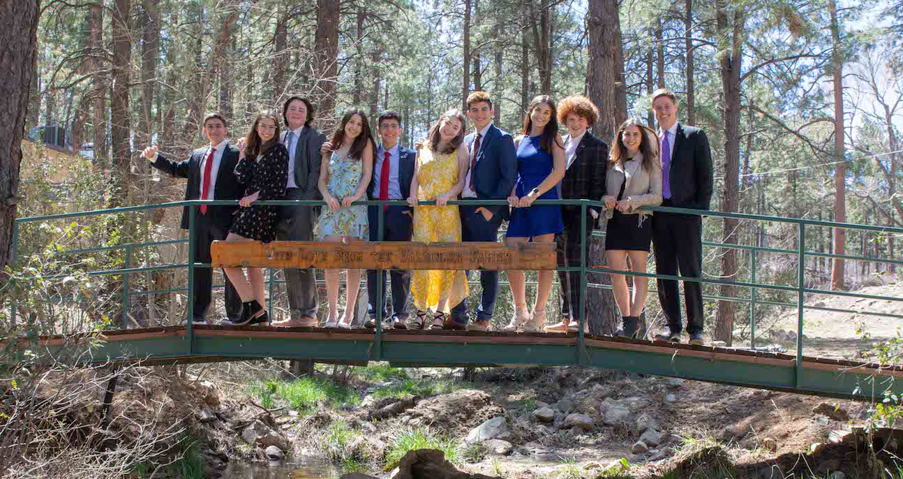 Group of people celebrating on stage