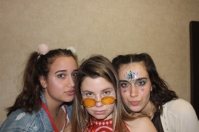 Group of people celebrating on stage