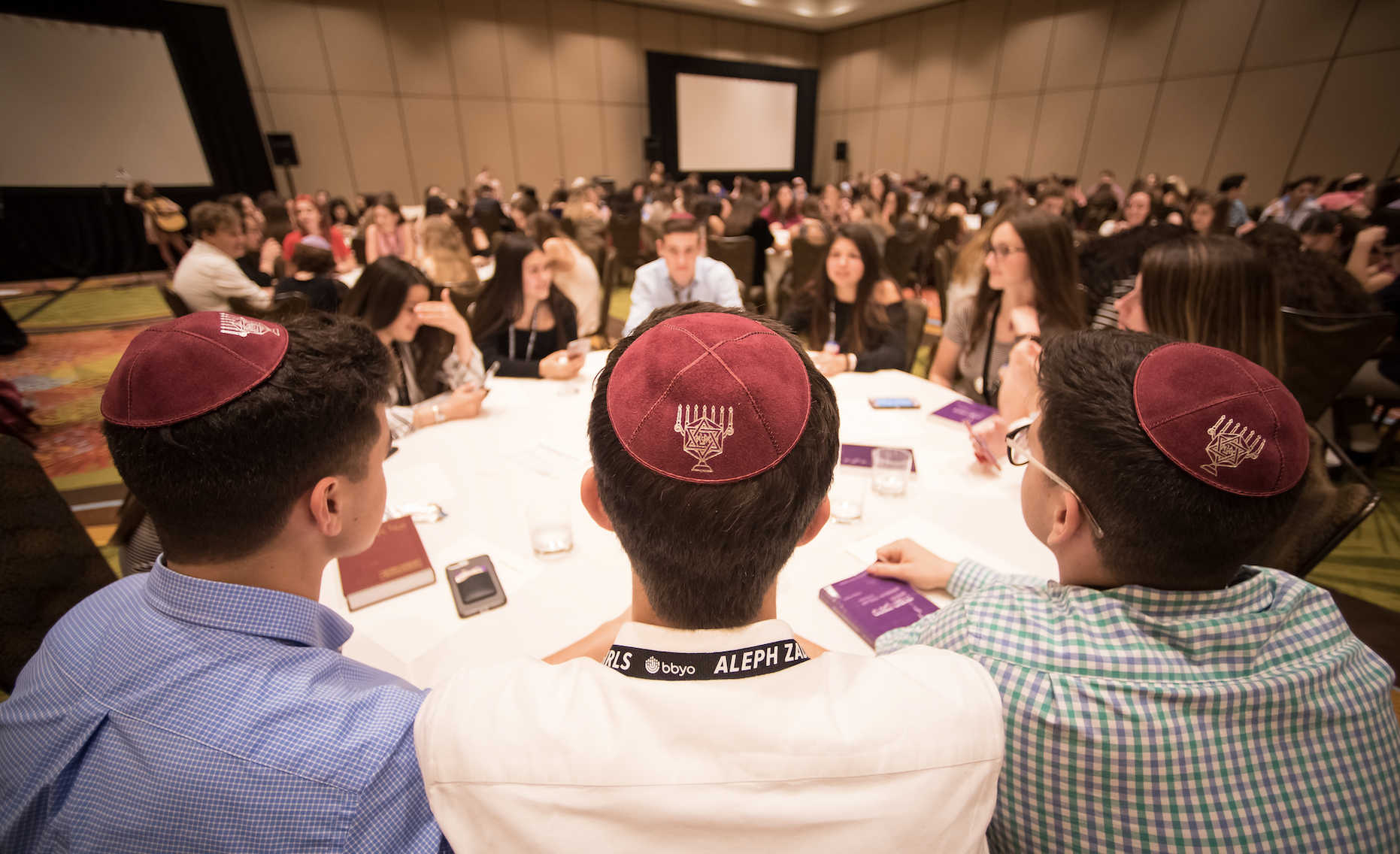 Group of people celebrating on stage