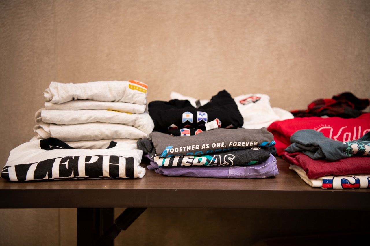 Group of people celebrating on stage