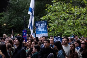 Group of people celebrating on stage