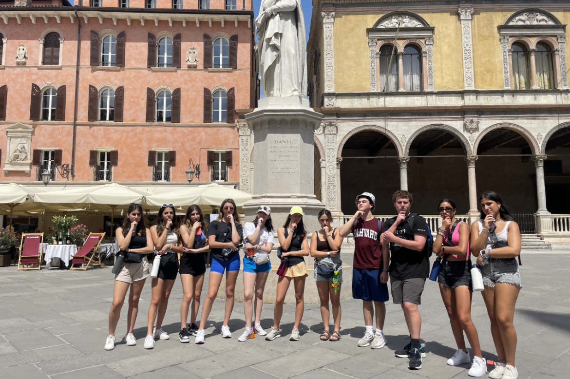Group of people celebrating on stage