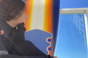 Group of people celebrating on stage