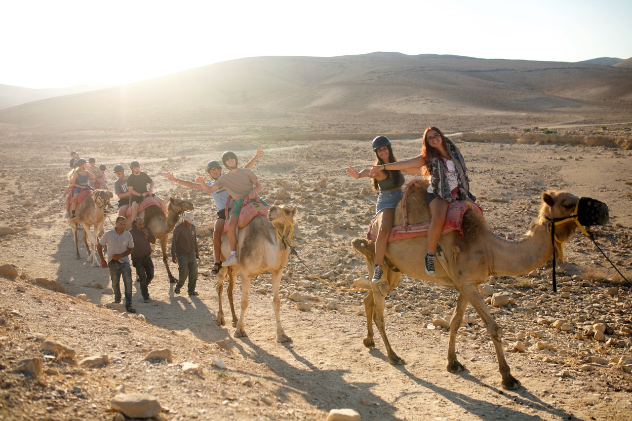 Group of people celebrating on stage