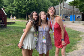 Group of people celebrating on stage