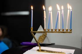 Group of people celebrating on stage