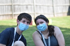 Group of people celebrating on stage
