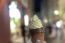 Group of people celebrating on stage