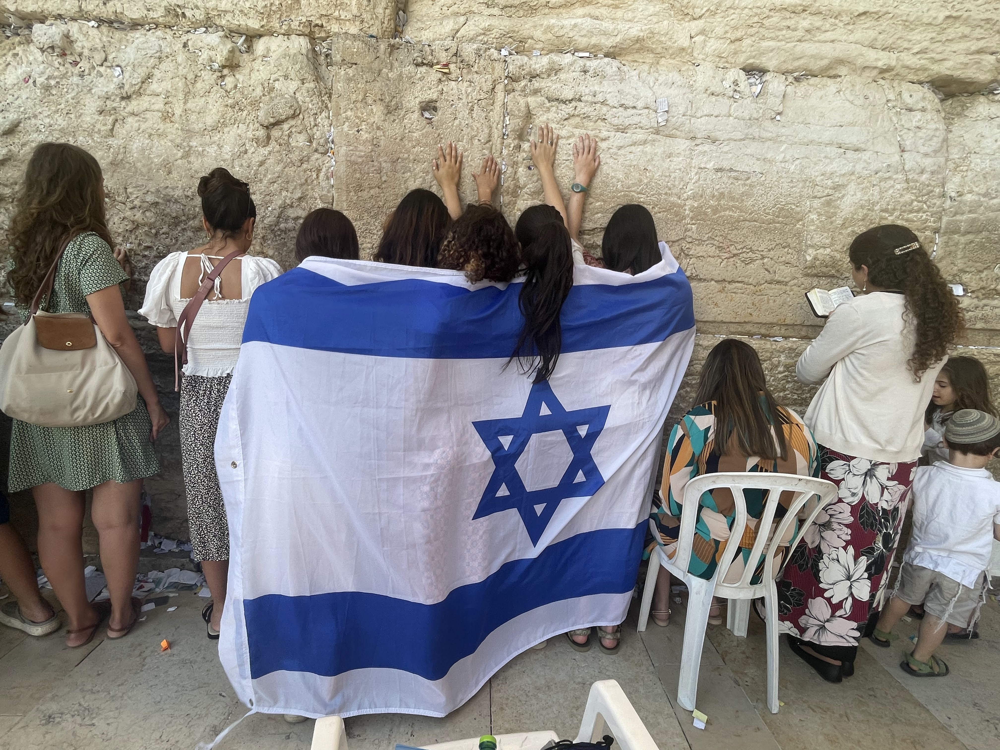 Group of people celebrating on stage