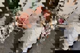 Group of people celebrating on stage