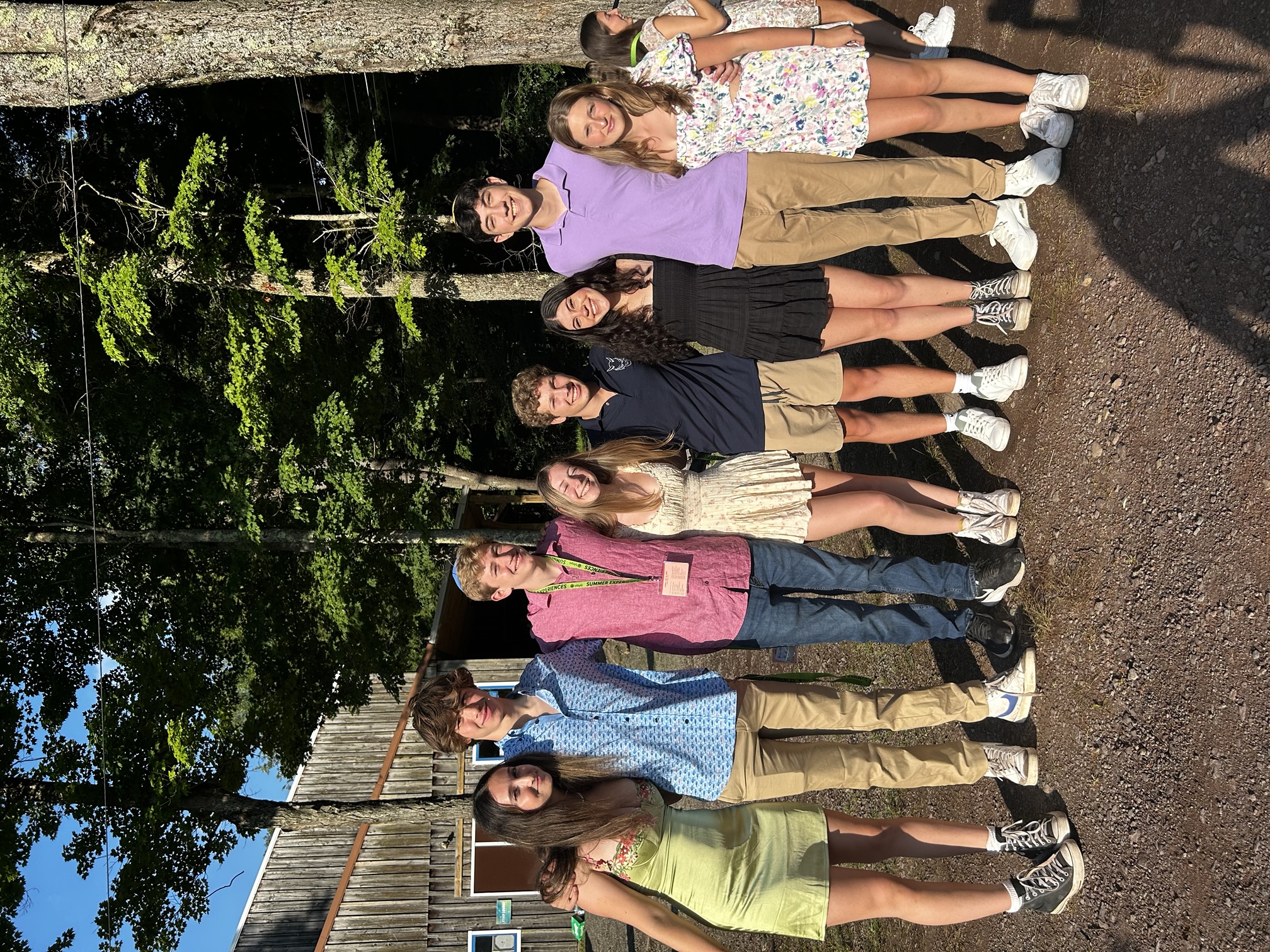 Group of people celebrating on stage