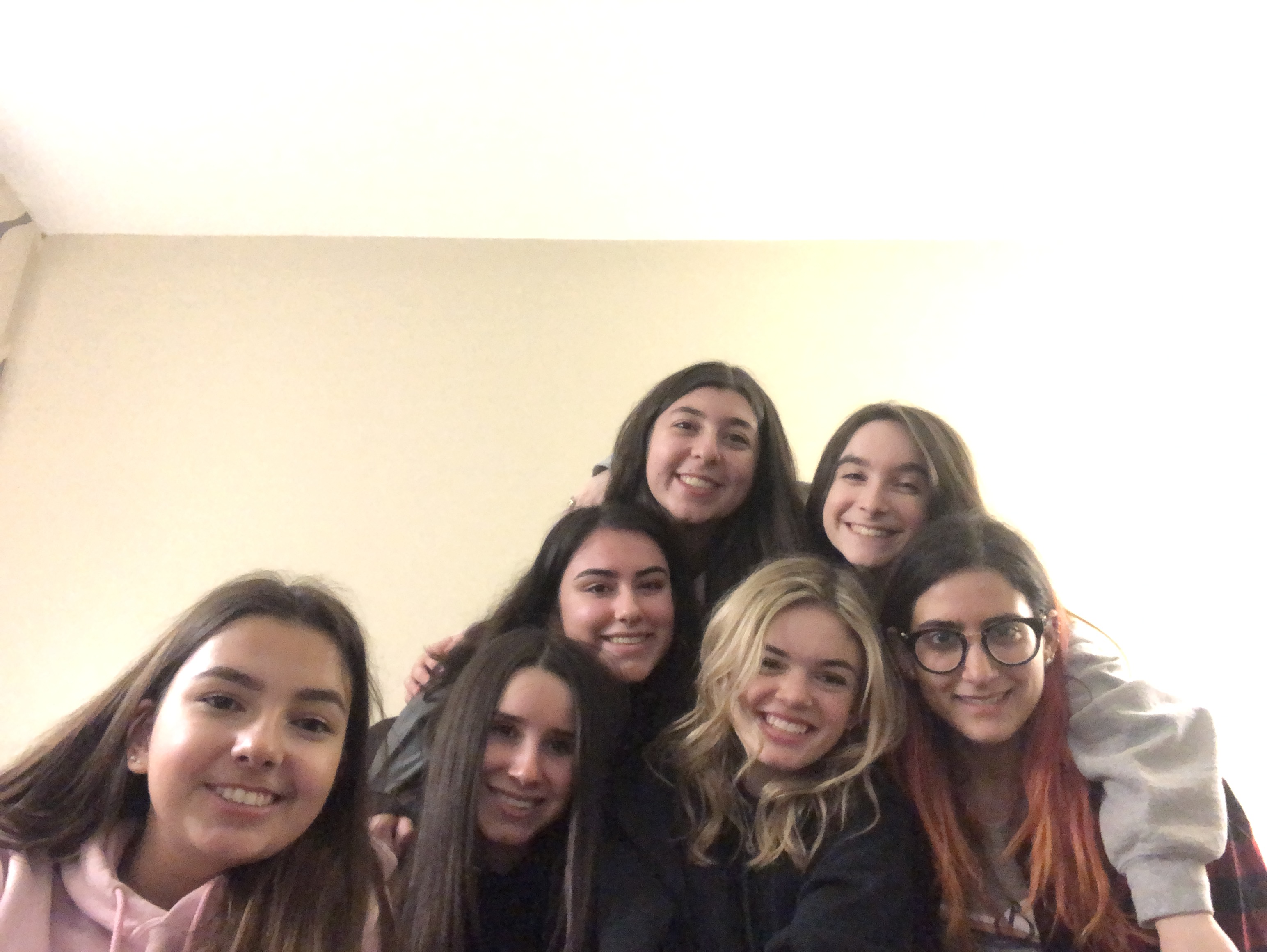 Group of people celebrating on stage