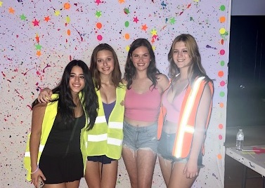 Group of people celebrating on stage