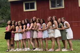 Group of people celebrating on stage