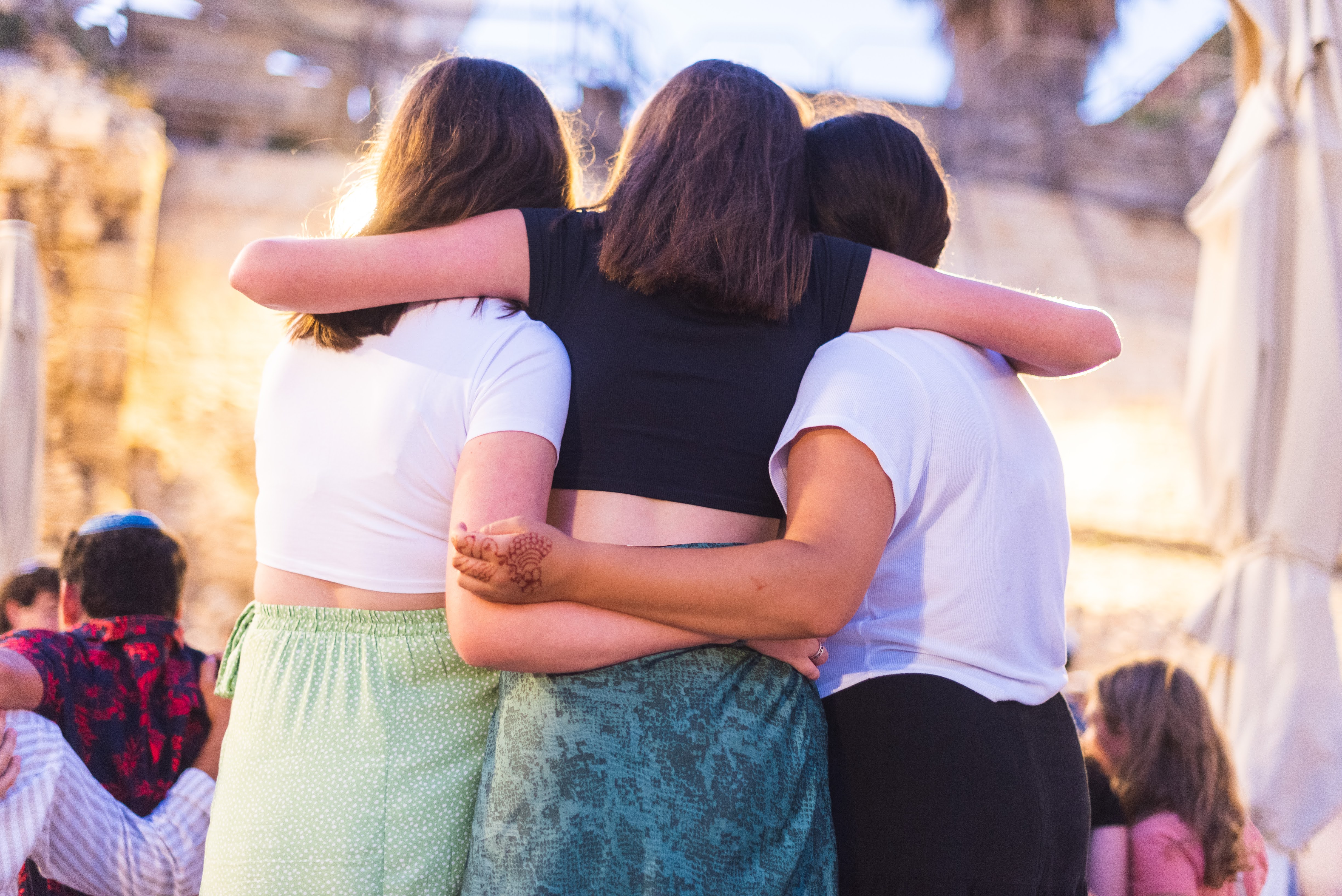 Group of people celebrating on stage