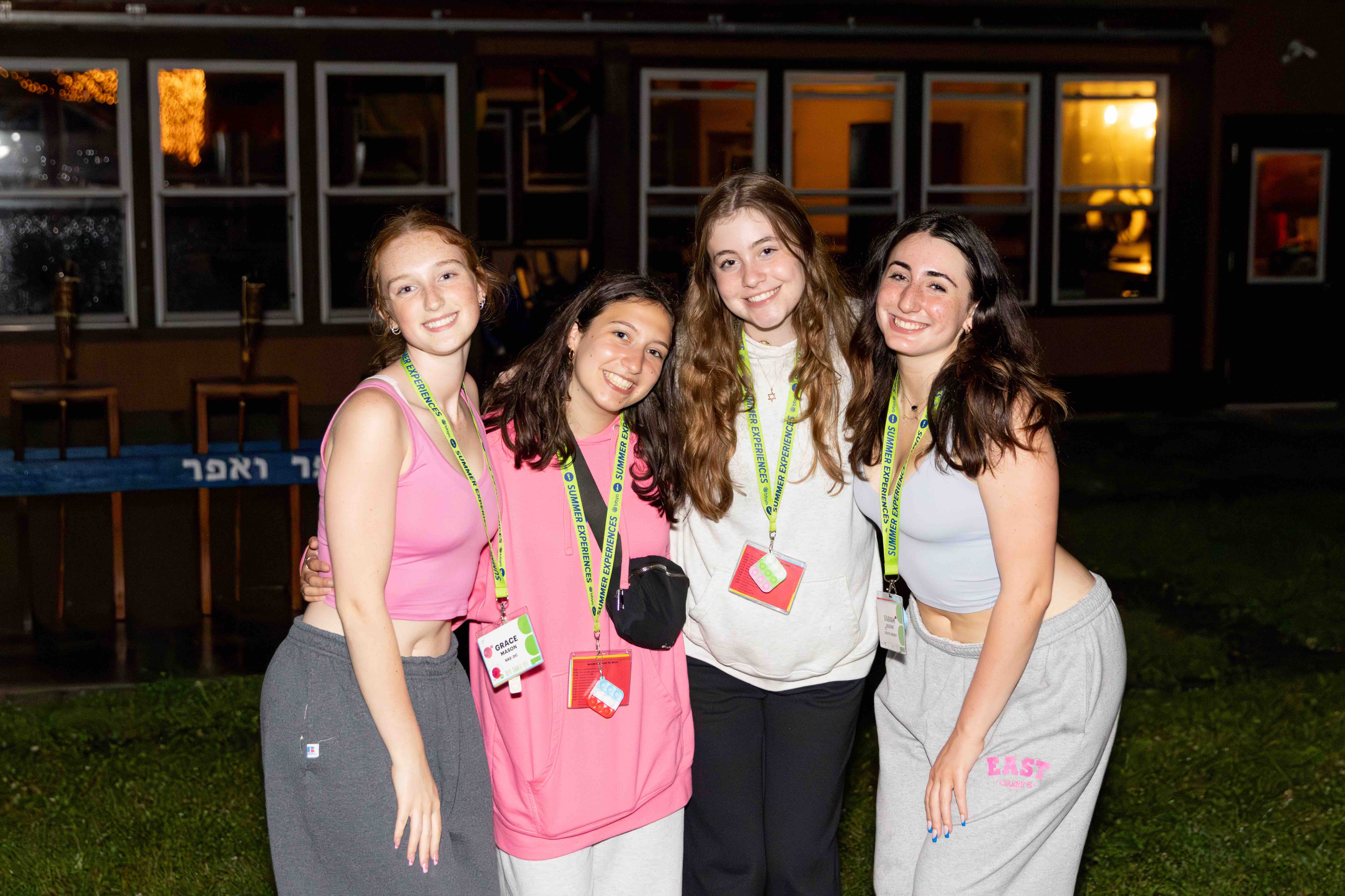 Group of people celebrating on stage
