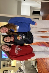 Group of people celebrating on stage