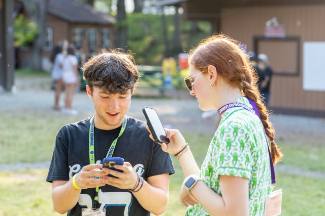 Group of people celebrating on stage