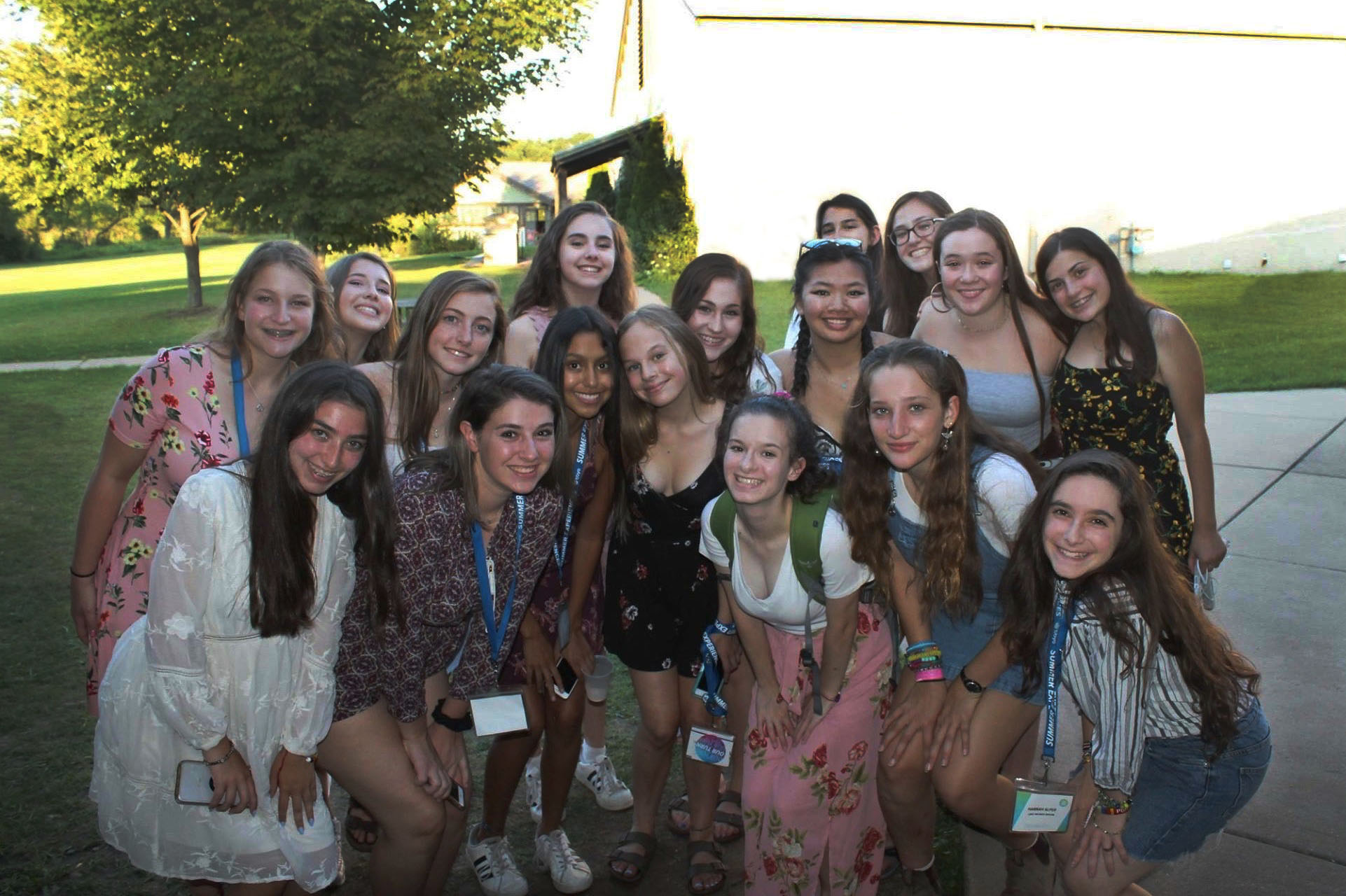 Group of people celebrating on stage