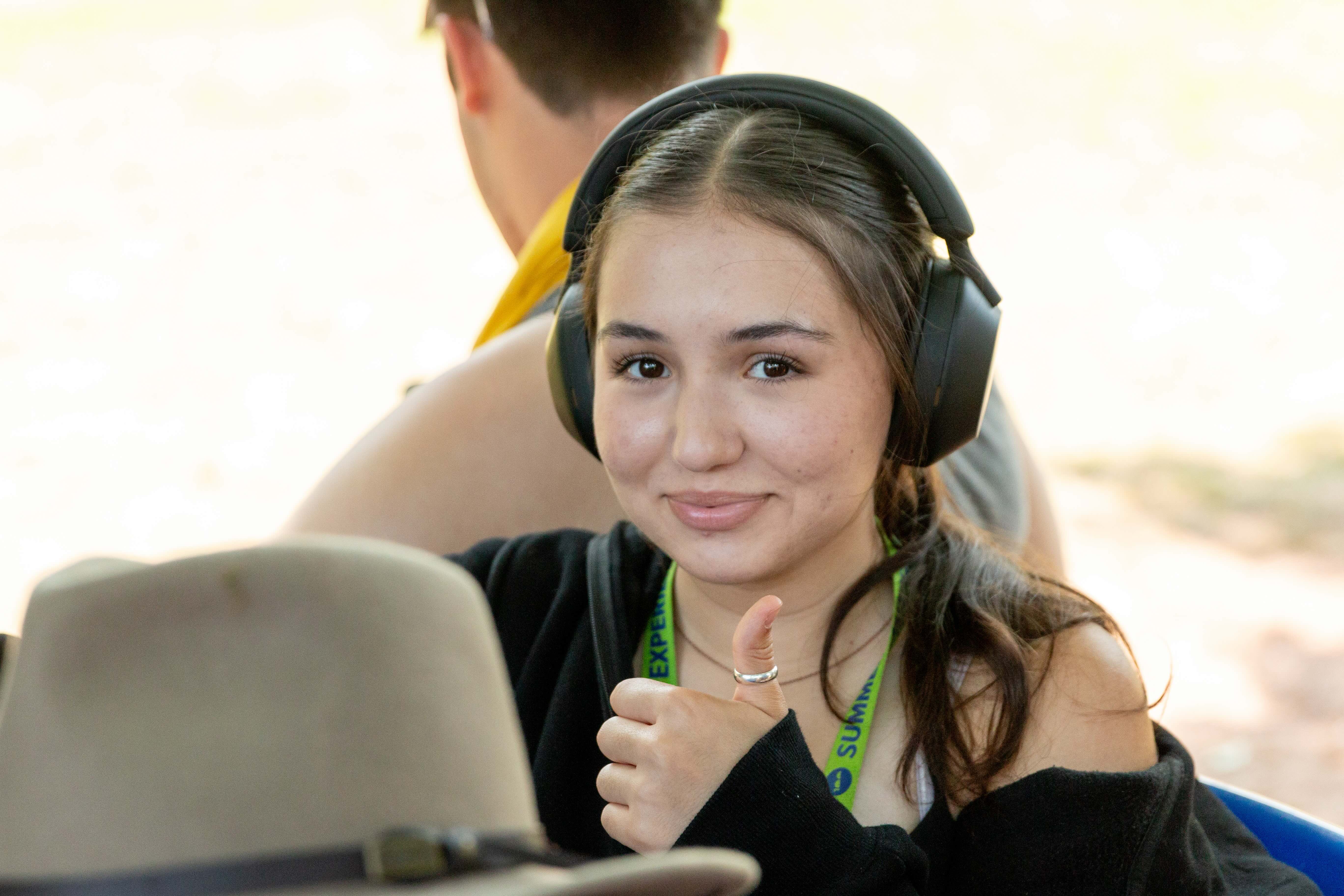 Group of people celebrating on stage