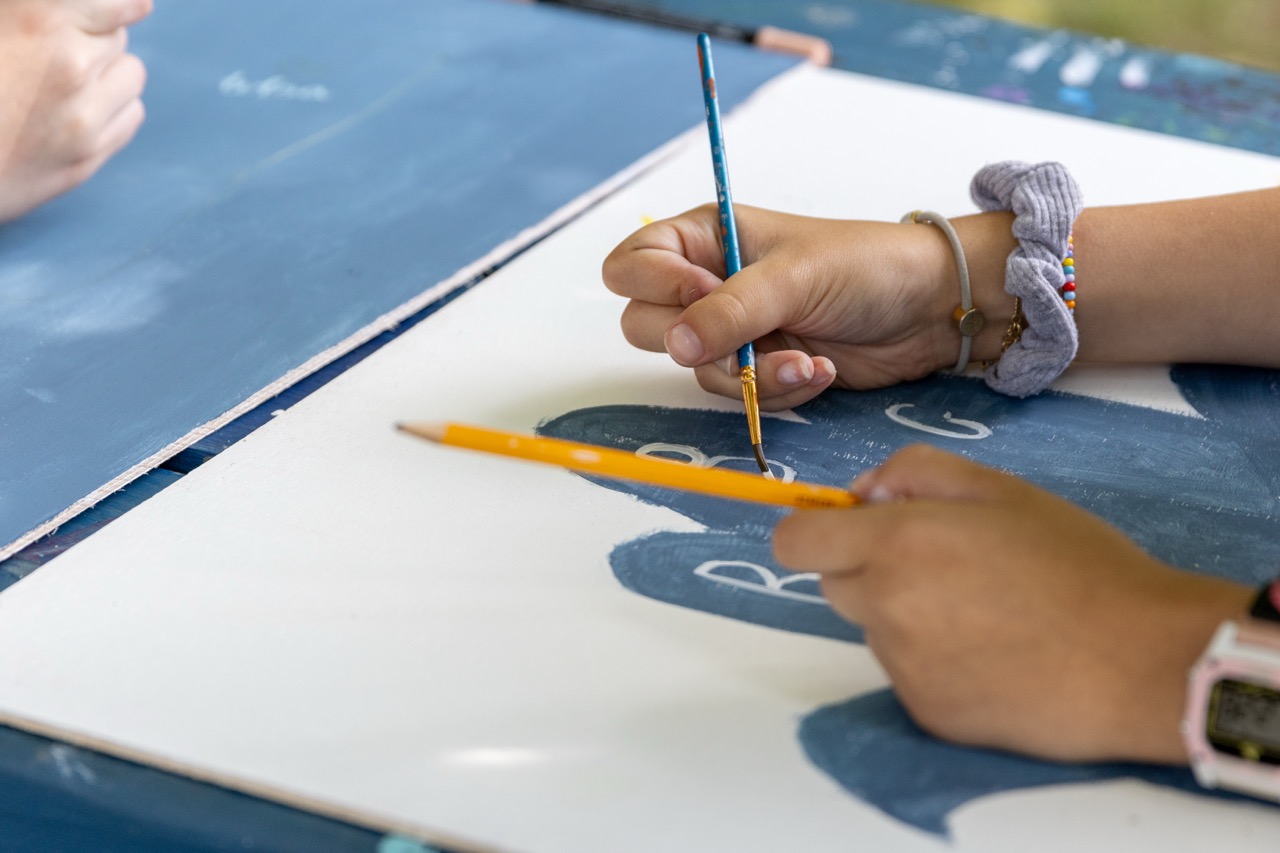 Group of people celebrating on stage