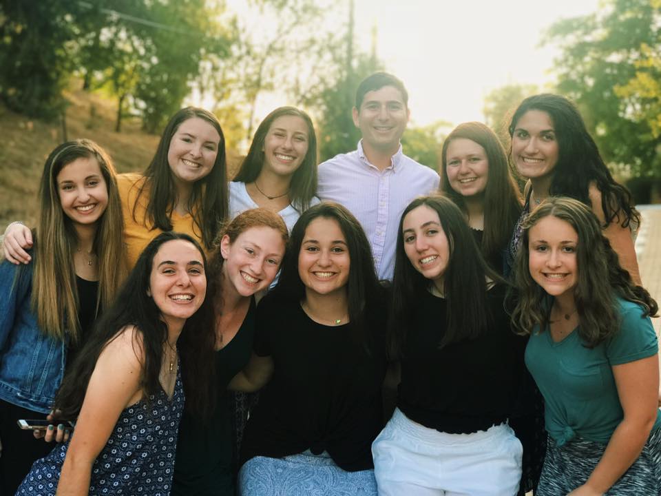 Group of people celebrating on stage