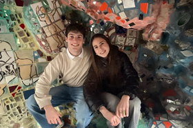 Group of people celebrating on stage