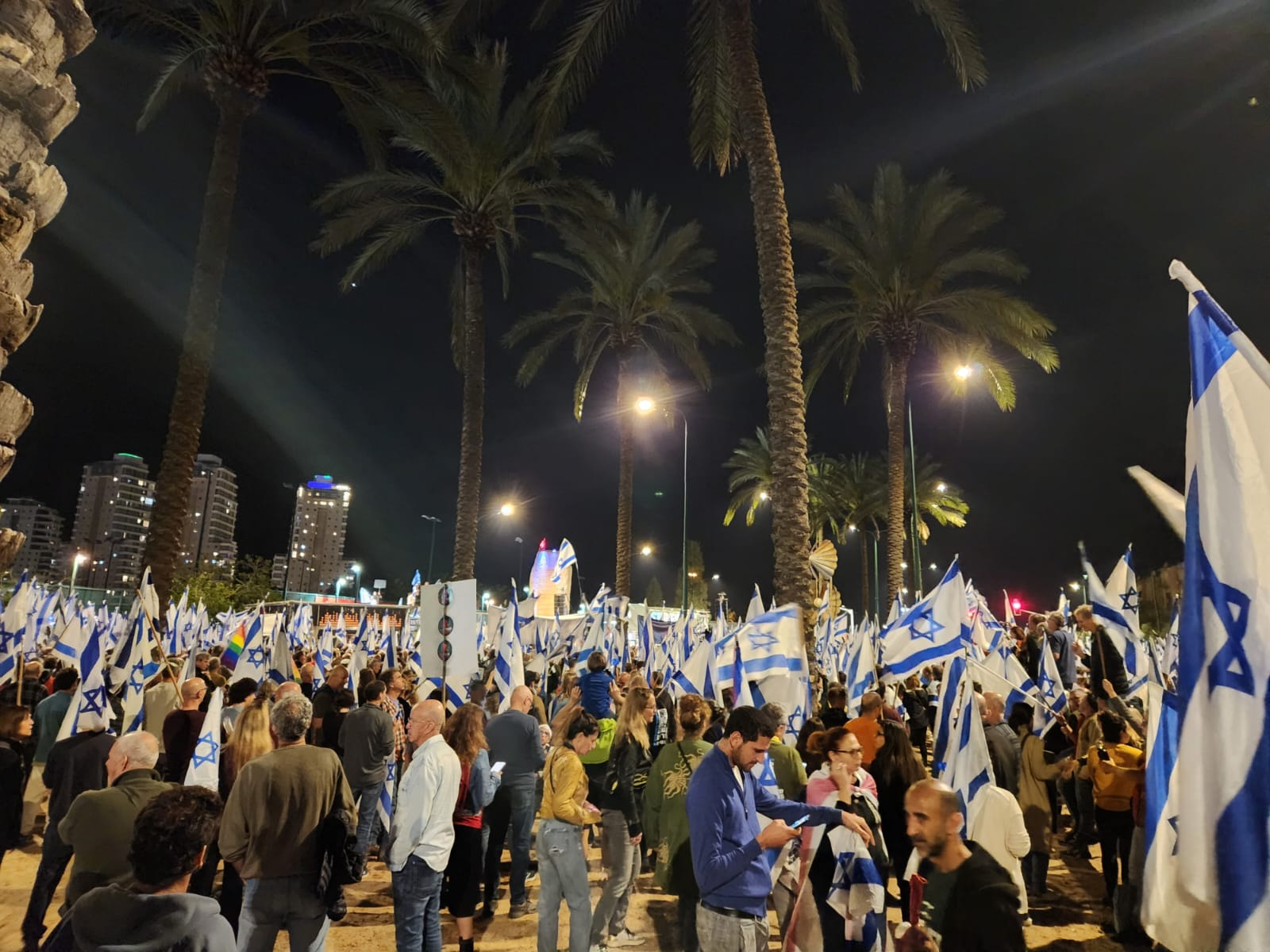 Group of people celebrating on stage