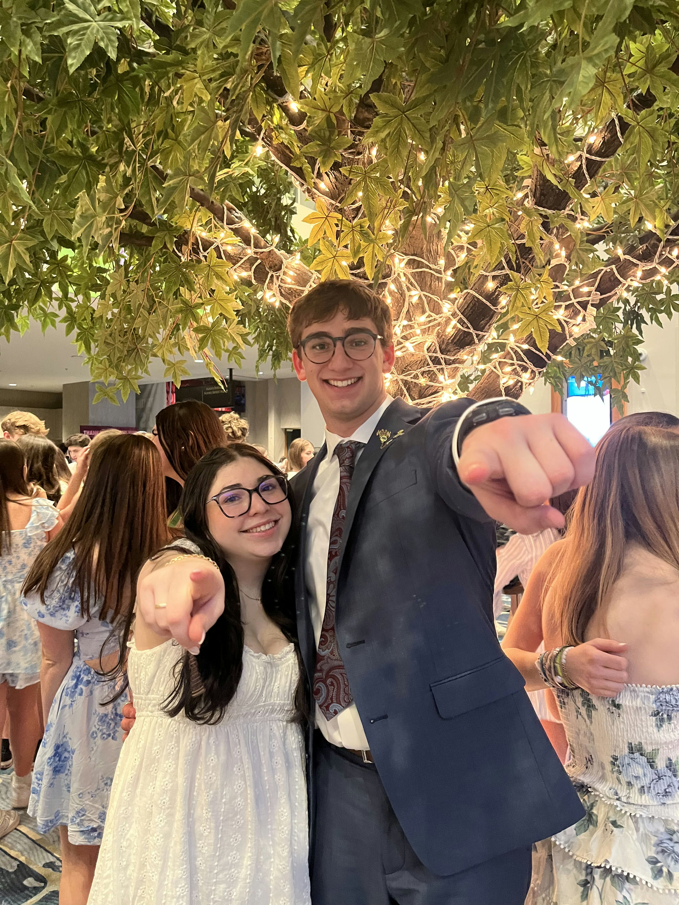 Group of people celebrating on stage