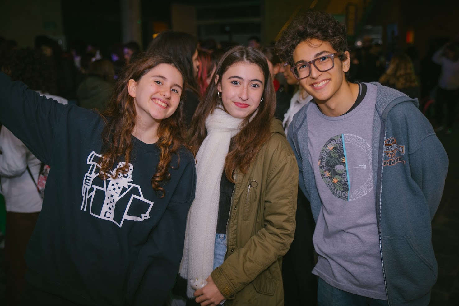 Group of people celebrating on stage