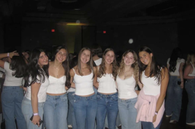 Group of people celebrating on stage