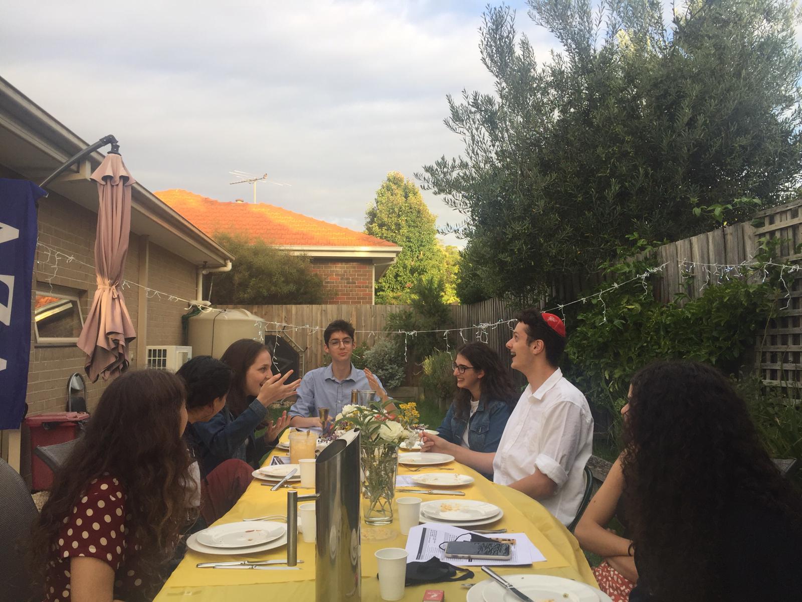 Group of people celebrating on stage