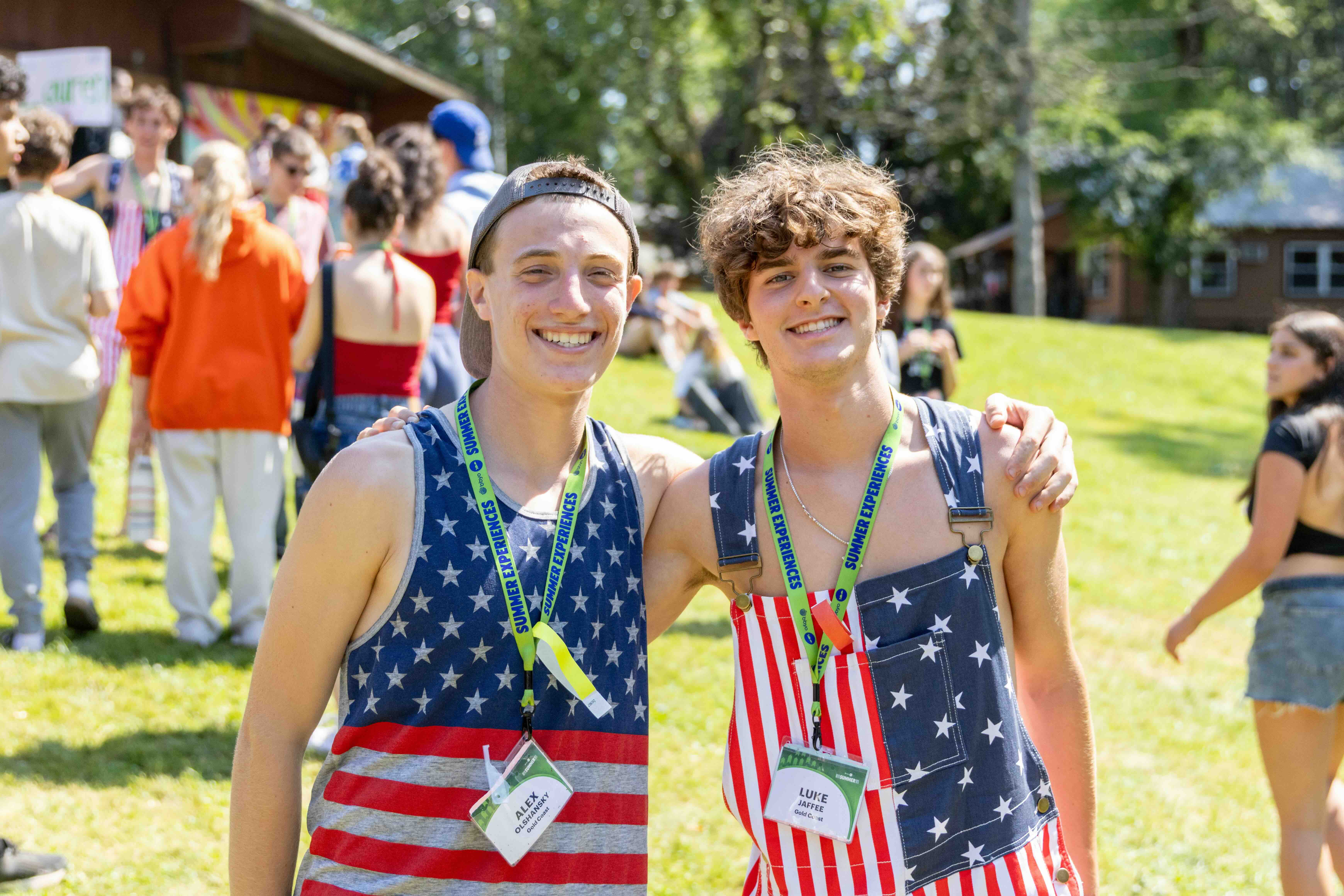 Group of people celebrating on stage