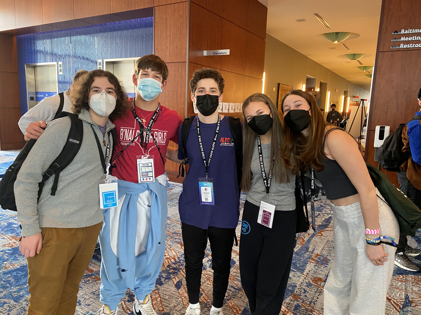 Group of people celebrating on stage
