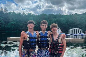 Group of people celebrating on stage