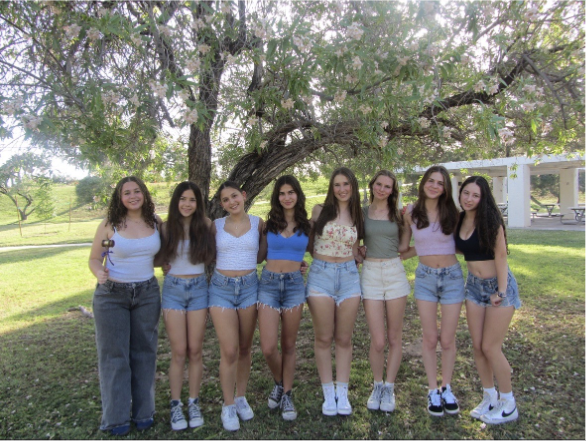 Group of people celebrating on stage