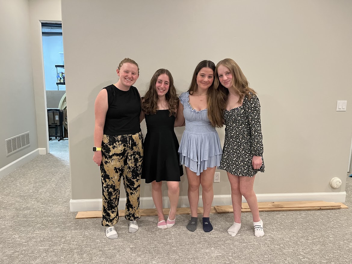 Group of people celebrating on stage