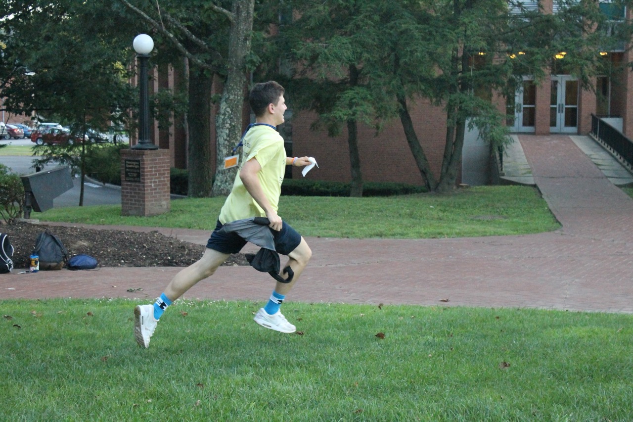 Group of people celebrating on stage