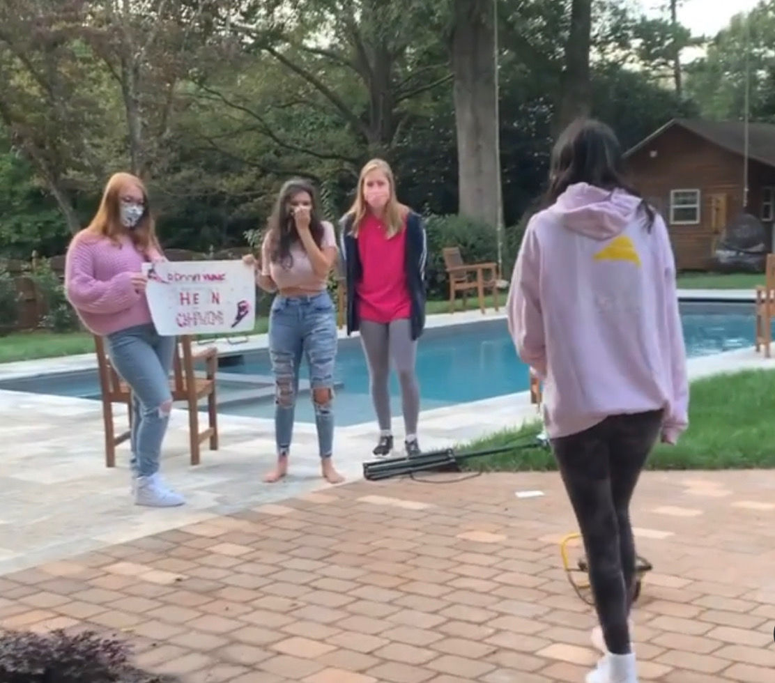 Group of people celebrating on stage