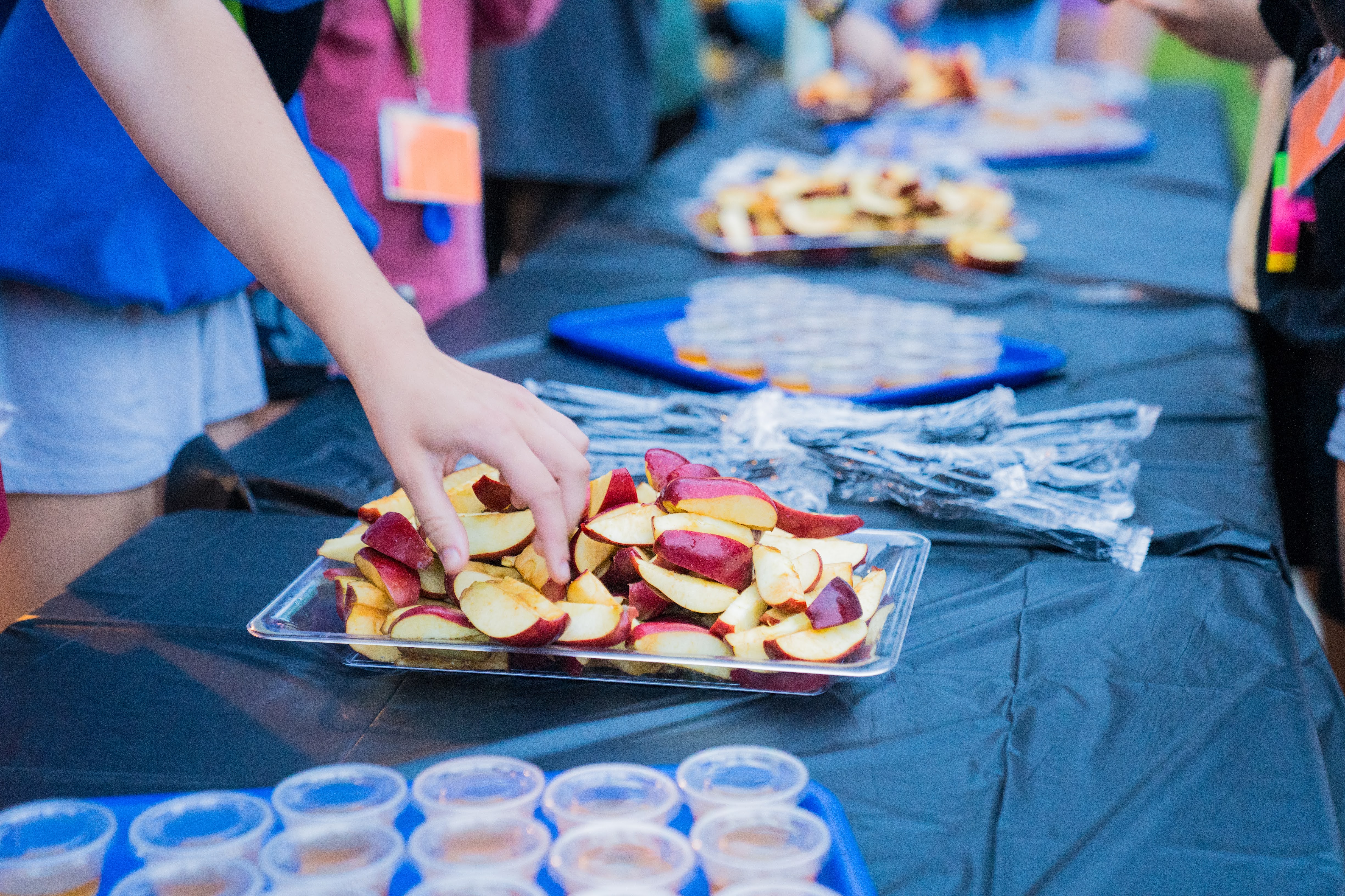 Group of people celebrating on stage