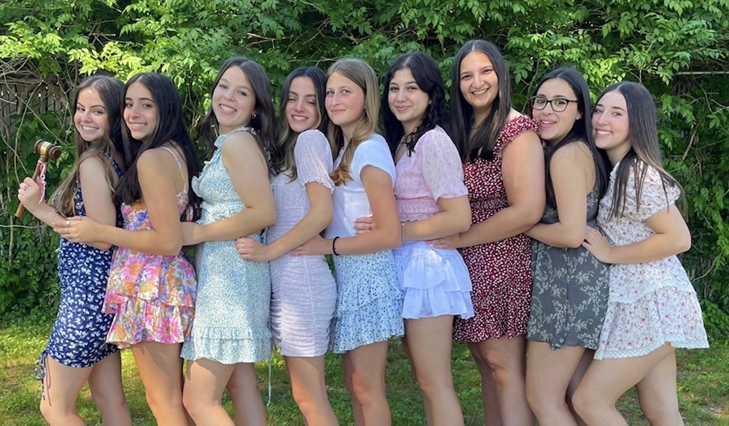 Group of people celebrating on stage