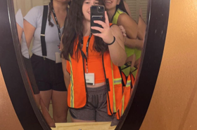 Group of people celebrating on stage