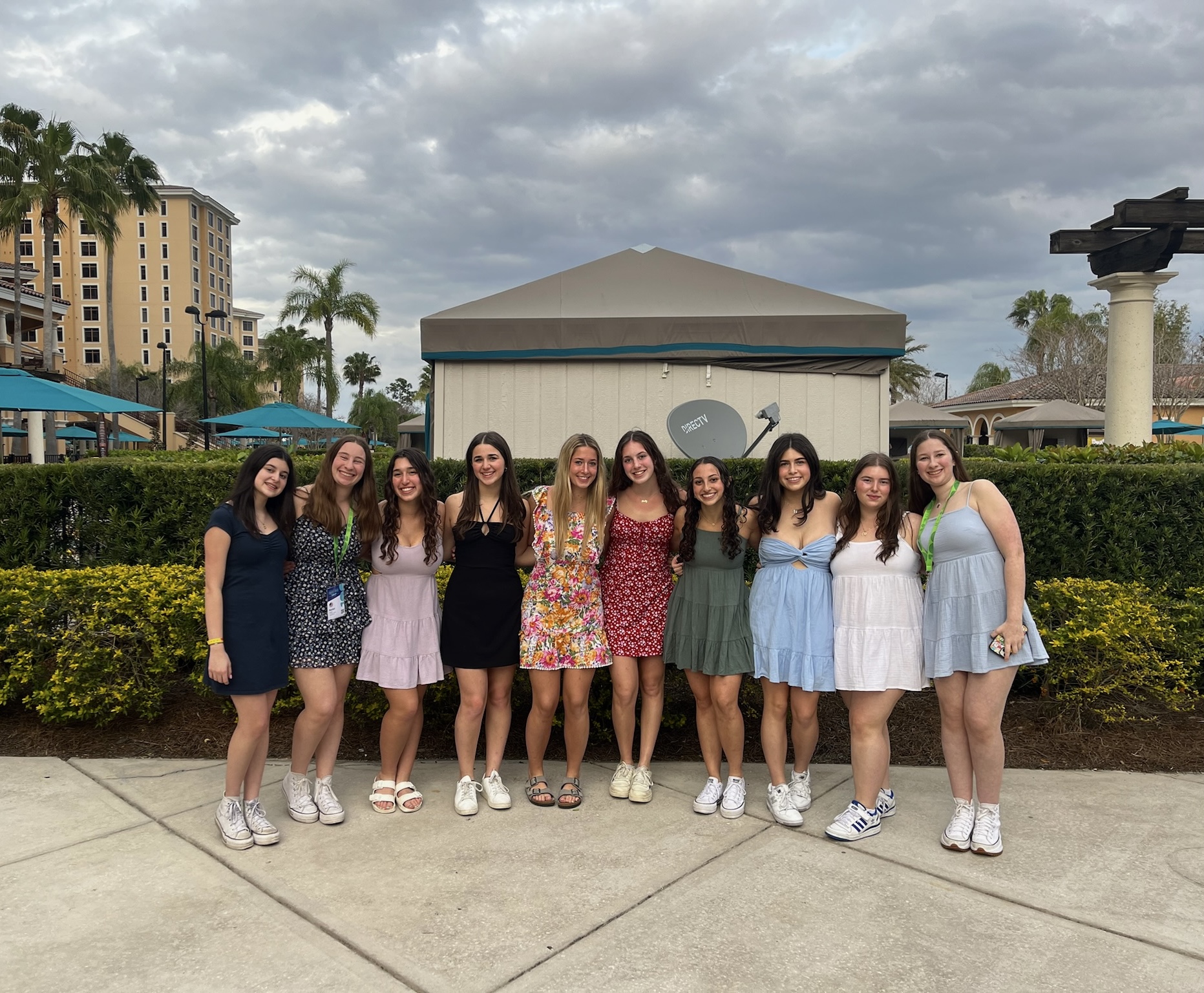 Group of people celebrating on stage