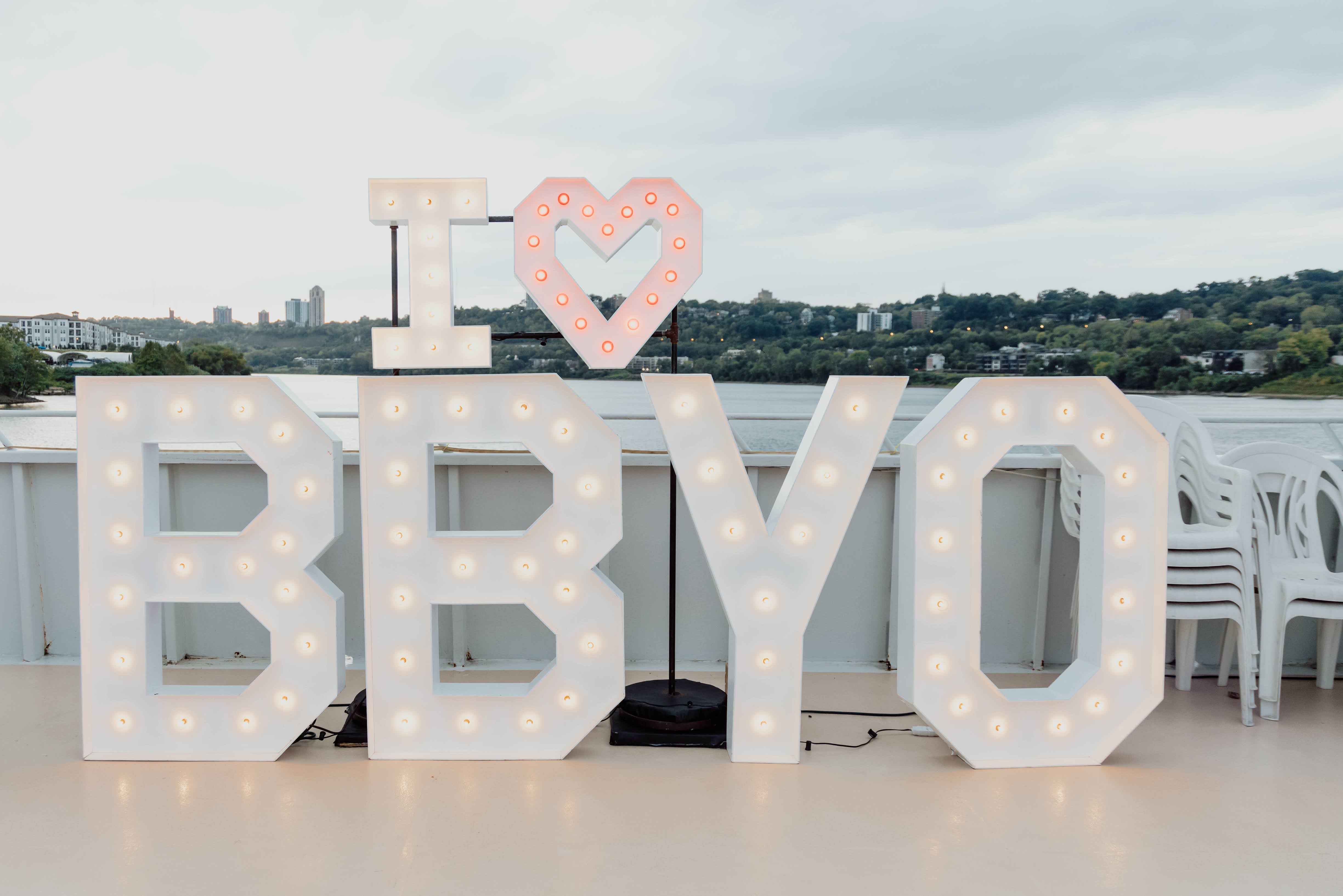 Group of people celebrating on stage