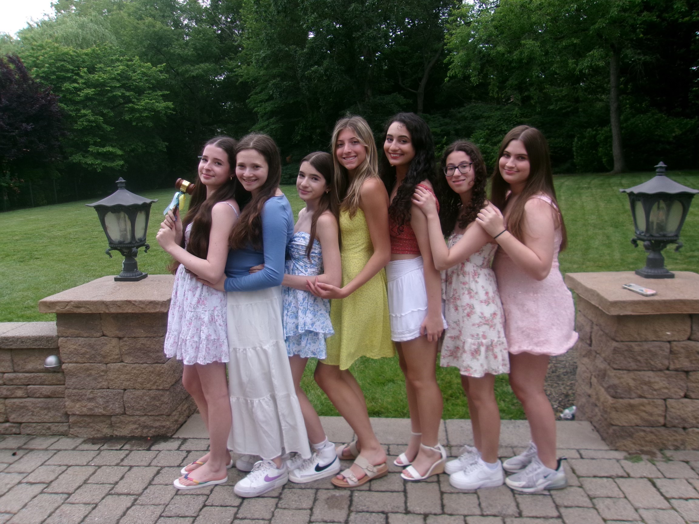 Group of people celebrating on stage