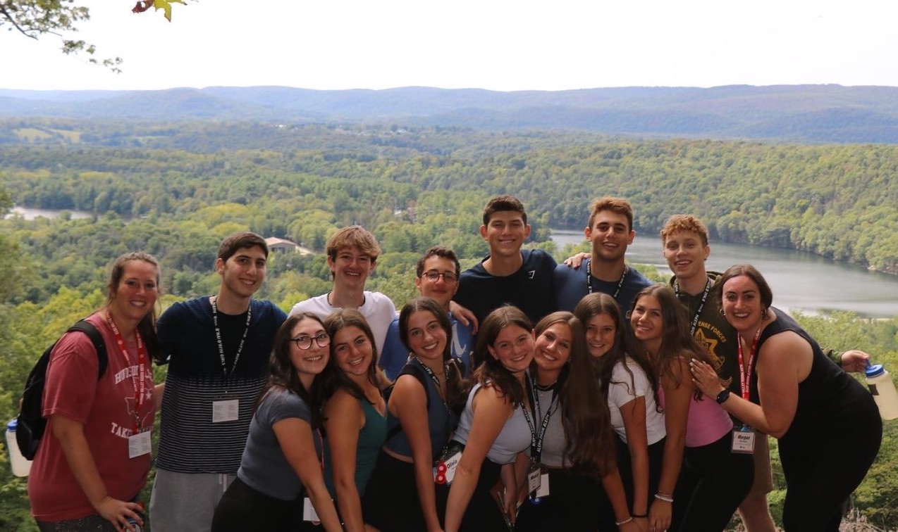 Group of people celebrating on stage