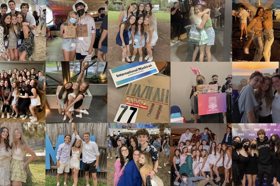 Group of people celebrating on stage