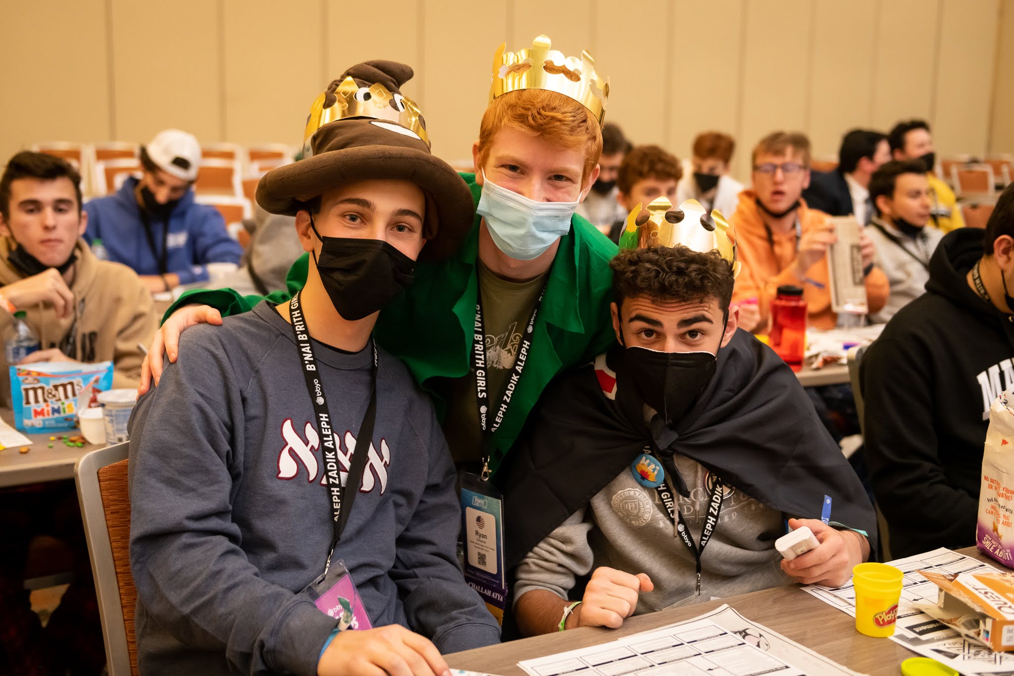 Group of people celebrating on stage