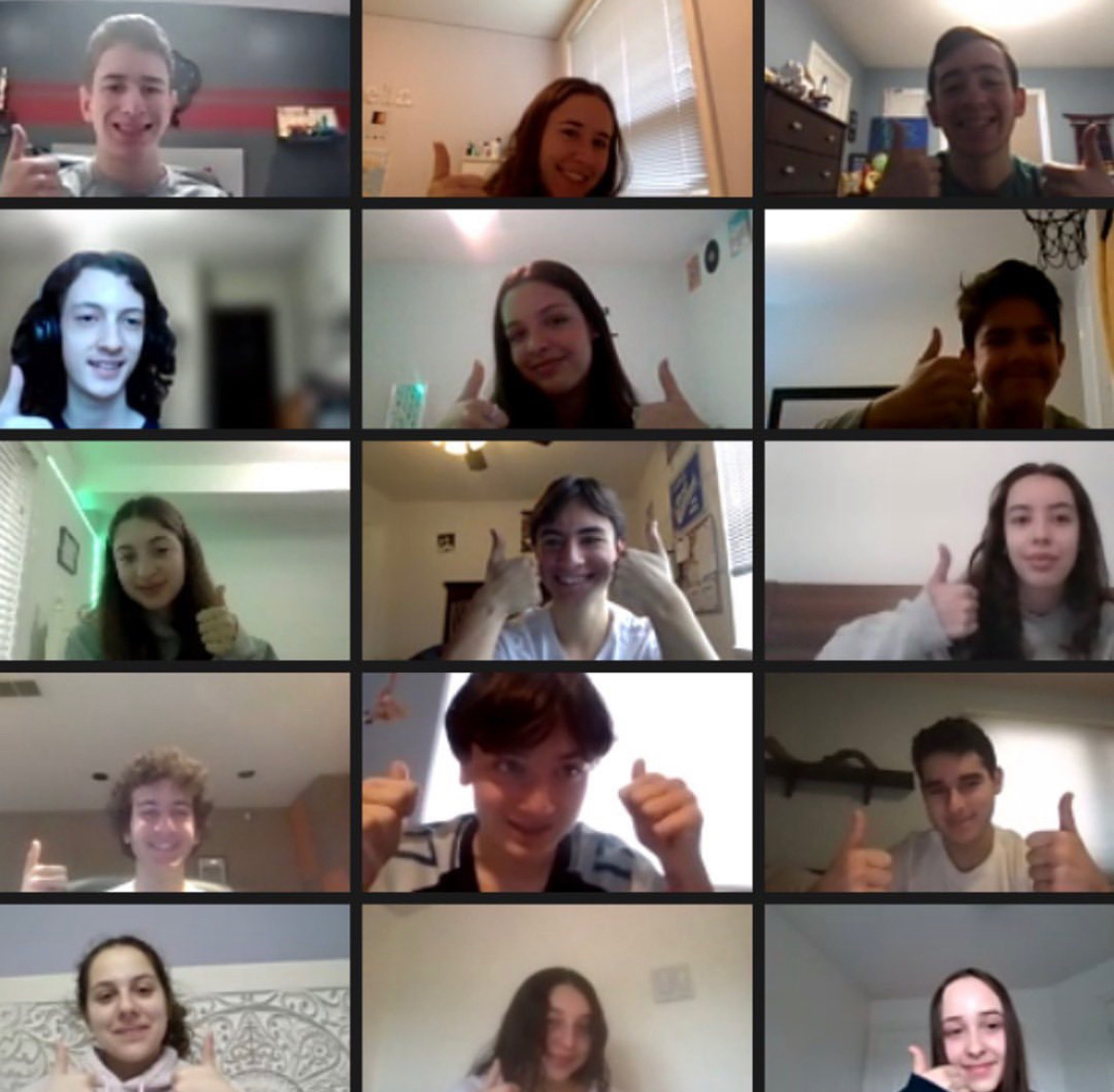 Group of people celebrating on stage